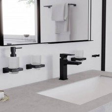 Дозатор для жидкого мыла Hansgrohe AddStoris 41745340 хром черный матовый