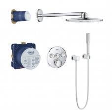 Душевая система скрытого монтажа Grohe Grohtherm SmartControl 34705000 с термостатом, хром