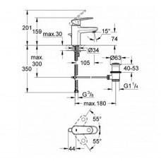 Змішувач для раковини Grohe Europlus 32612002