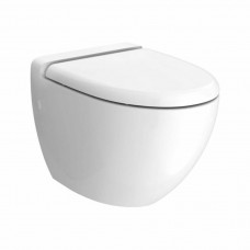 Унітаз підвісний Rak Ceramics Reserva YFG067C + RS13AWHA безобідковий з кришкою Soft Close