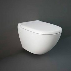 Унитаз подвесной Rak Ceramics Reserva YFG067C+RS13AWHA безободковый с крышкой Soft Close