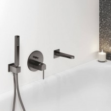 Смеситель скрытого монтажа для ванны Grohe Plus 24060AL3 графит темный матовый