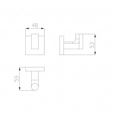 Крючок Devit Universal 5030110, хром