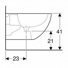 Біде підвісне Geberit Acanto 500.601.01.2