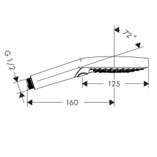 Ручний душ Hansgrohe Raindance Select S 26014140 120 3jet бронза