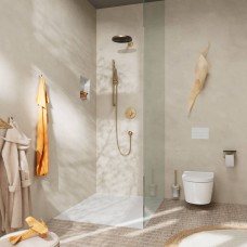 Верхний душ Hansgrohe Pulsify S 260 1jet 24140140 бронза матовый