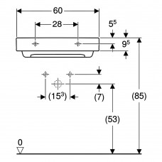 Раковина Geberit One 505.033.00.1 60 см