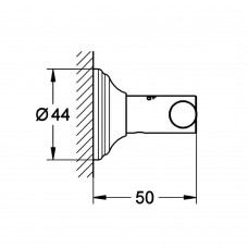 Крючок Grohe Essentials Authentic 40656001 двойной, хром