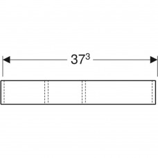 Распределяющая перегородка для выдвижного ящика Geberit VariForm 501.156.00.1 H-образная 37,3x15x6,2 см