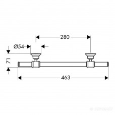 Поручень Axor Montreux 42030000 хром