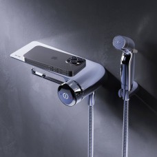 Гігієнічний душ AM.PM X-Joy F0H85A800 зі змішувачем TouchReel та полицею