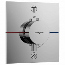 Смеситель скрытого монтажа для душа Hansgrohe Showerselect Comfort E 15572000 с термостатом, наружная часть, хром