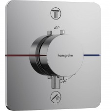 Зовнішня частина термостата на 2 споживачі, хром Hansgrohe ShowerSelect Comfort Q 15583000