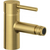 Смеситель для биде Kludi Bozz 38533N076 с донным клапаном PUSH-OPEN, брашированное золото
