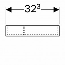 Распределяющая перегородка для маленького ящика Geberit Xeno2 500.525.00.1 Т-образная 15х32,3х6,2 см