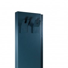 Рушникосушарка електрична Deweit Whole Wall 1267 1250х245 мм антрацит мат 200 Вт з функцією обігріву
