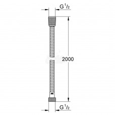 Душевой шланг Grohe Relexaflex 28145000 2,0 м