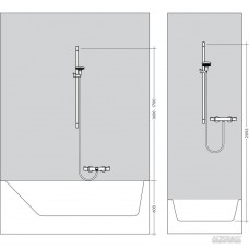 Душовий набір Hansgrohe Croma 27717000