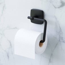 Тримач для туалетного паперу Am.Pm Gem A9034122 без кришки чорний мат