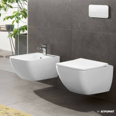 Унитаз подвесной Villeroy&Boch Venticello 4611RS01 с сиденьем Soft Close, QuickRelease 9M79S101