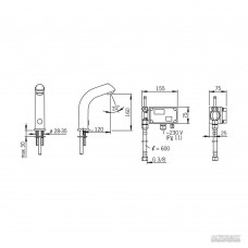 Смеситель для раковины Oras Electra 6100