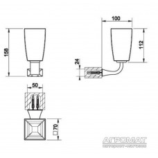 Стакан Gessi Mimi 33208-031 с держателем