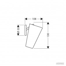 Склянка Axor Starck 40834000 з тримачем хром