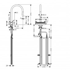 Змішувач для кухні Hansgrohe Aquno Select M81 73831000