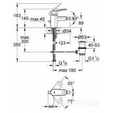 Змішувач для біде Grohe Europlus 33241002