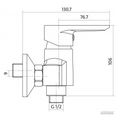 Змішувач для душу Cersanit Vero S951-028