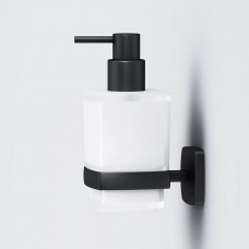 Дозатор для жидкого мыла AM.PM Gem A9036922 с настенным держателем, черный матовый