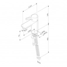 Смеситель для раковины АМ.РМ X-Joy S F85B02133 белый