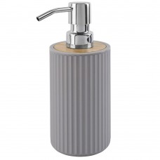 Дозатор для жидкого мыла AWD Rayon AWD02191634, 300мл, бамбук, серый