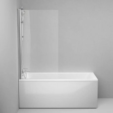 Шторка для ванны AM PM Gem WU90BS-D080-140CT 80х140 см, профиль хром, стекло прозрачное