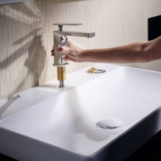 Смеситель для раковины Hansgrohe Tecturis E CoolStart EcoSmart+ 73012000 хром