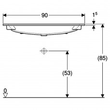 Раковина Geberit iCon 501.845.00.3 90 см