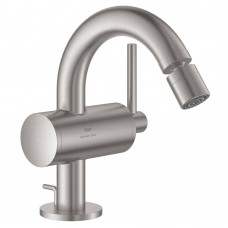 Смеситель для биде Grohe Atrio 24364DC0 с донным клапаном, суперсталь