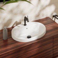 Раковина Hansgrohe Xuniva U 60161450 550x450 мм врезная с переливом, белый