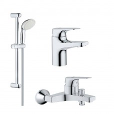 Набор смесителей для ванны Grohe Bau Flow 121624 S (3 в 1)