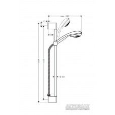 Набор смесителей Hansgrohe Focus E2 31933000 (31730000 + 31960000 + 27763000)