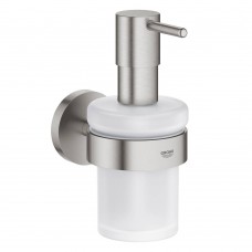 Дозатор для рідкого мила Grohe Essentials 40448DC1 з тримачем, суперсталь