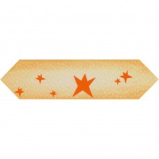 Декор Pamesa Agatha Circus 21 Estrellas Naranja 7,5x26,5 см