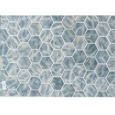 Мозаїка Mozaico de lux (M)DPG098TM-086A-6 Marble Blue 31,7х32,5 см