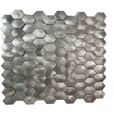 Мозаїка Mozaico de lux V-MOS VTH-602 Silver Metal 26х30 см