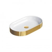 Керамическая раковина 60 см Catalano Horizon, oro-bianco