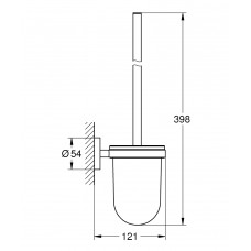 Essentials Туалетна щітка у комплекті (40374AL1)