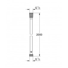 VitalioFlex Silver Душевой шланг 2000 мм (27507000)