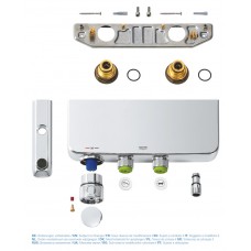 Grohtherm SmartControl Термостатический смеситель для ванны, настенный монтаж (34718000)