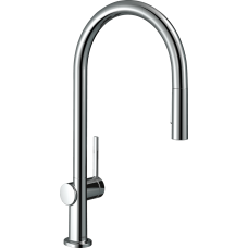 Змішувач hansgrohe Talis M54 для кухонної мийки з висувним душем, хром 72800000