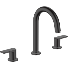 Змішувач hansgrohe Vernis Shape для раковини із зливним гарнітуром, чорний матовий 71563670